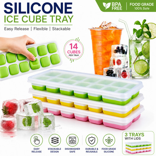 Silicone ice cube - silicone, with