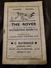 VINTAGE RUGBY LEAGUE PROGRAMME