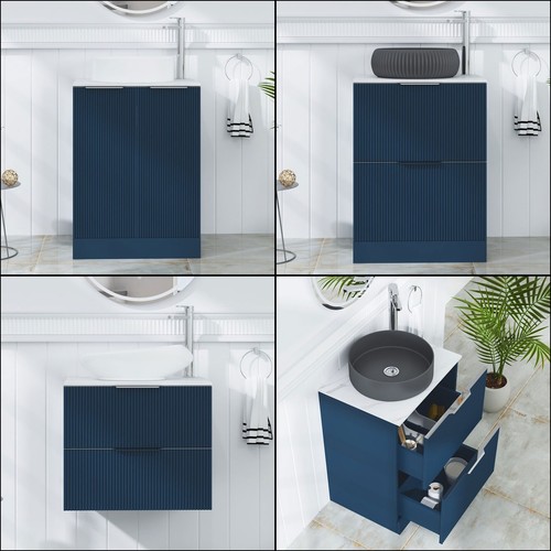 600 700 800 fluted - fluted, vanity