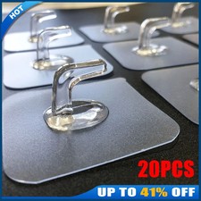 20X Hooks Self Adhesive Strong
