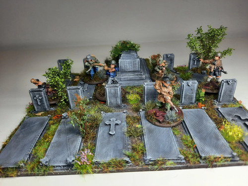 Wargaming terrain cemetery - terrain,