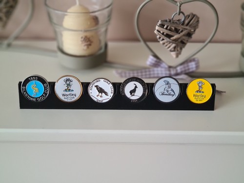 Golf ball marker display - marker,