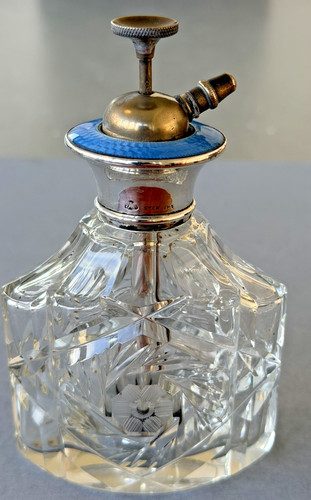 Antique sterling silver blue - antique,