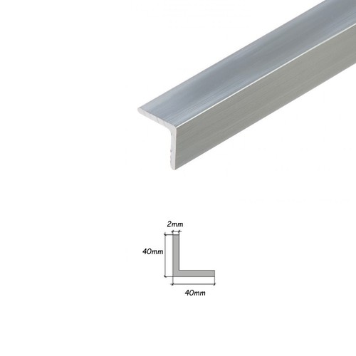 Aluminium angle corner - aluminium,