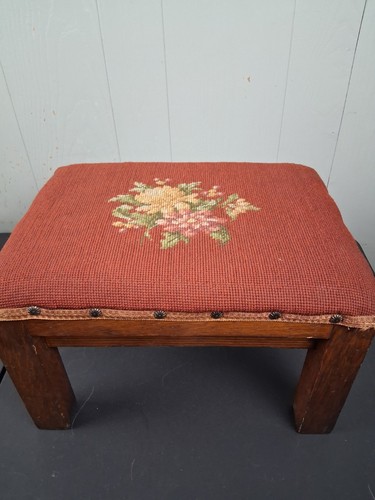 Antique footstool victorian - antique,