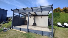 Pergola With Log Burner
