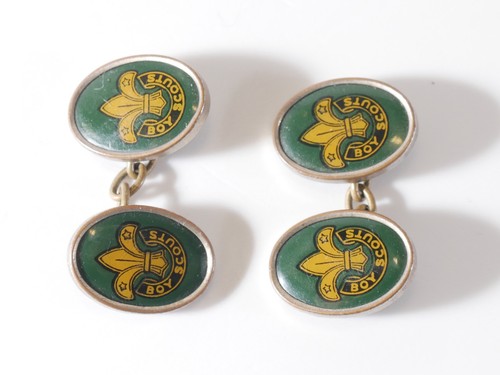 Vintage boy scouts enamel - boy,