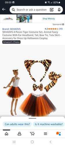 Fun pcs tiger dressing - 4,