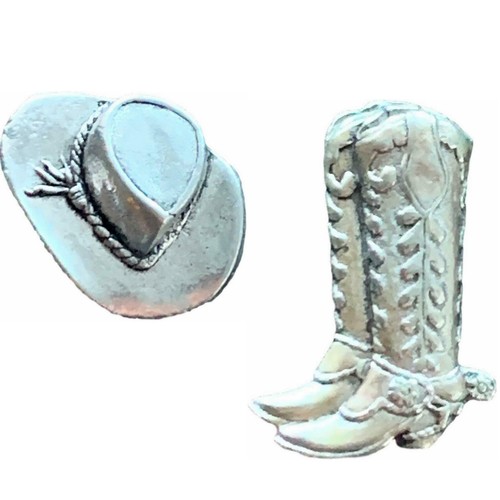 Set cowboy boots hat - set,