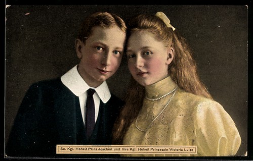 Postcard prince joachim and - postcard,