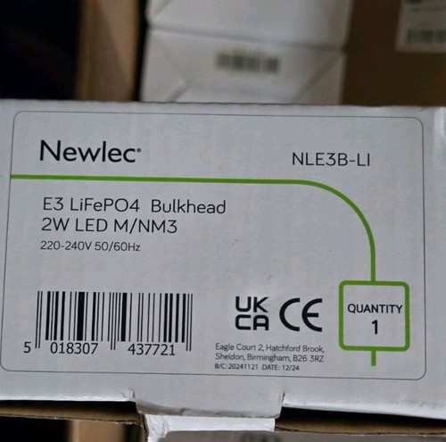 Newlec bulkhead led m - bulkhead,