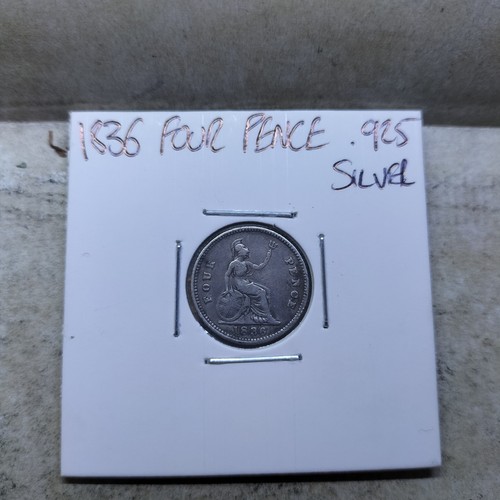 1836 four pence william - four,