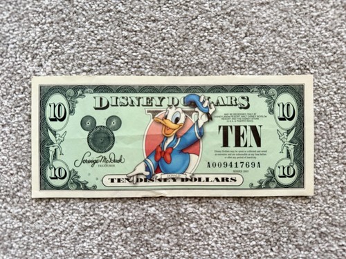 Donald duck ten disney - disney, dollars