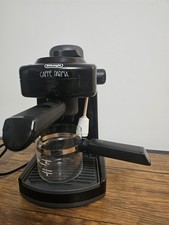 Black DeLonghi Parma Coffee Machine With Built In Milk Frother