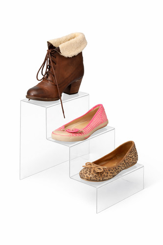 Freestanding acrylic shoe - acrylic,