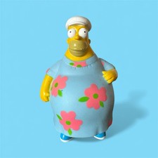 Fat Homer in Muumuu Dress The