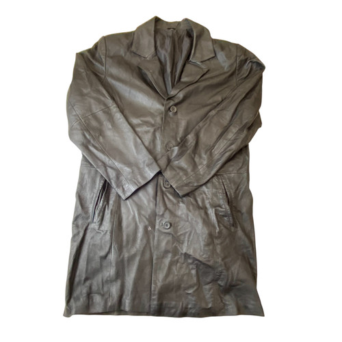 Angelo litrico leather trench - angelo,