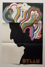 Original 1966 BOB DYLAN psychedelic poster by MILTON GLASER