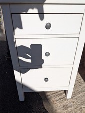 Ikea Hemnes 3 Drawers Bedside Table White