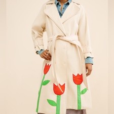 BOYKO Tulip Trench Coat Size