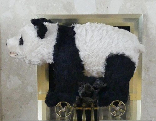 Steiff 2008 panda - on, wheels