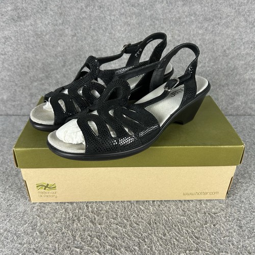 Hotter crystal leather sandals - hotter,