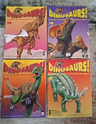 Dinosaurs magazine lot 4 - lot, of