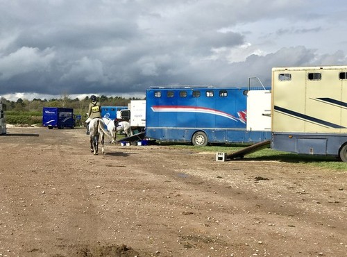 Photo 6x4 lorry park - lorry, at