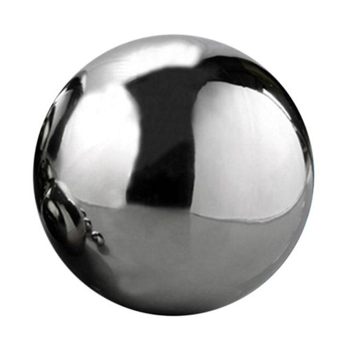 Stainless steel ball mirror - steel,