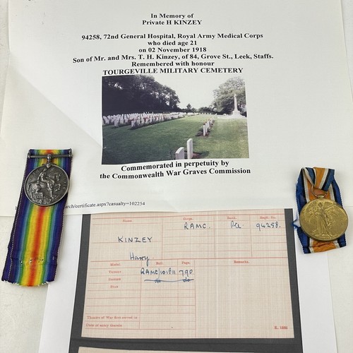 Ww1 medal pair - ww1, h
