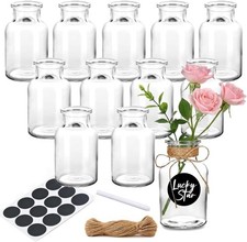125ml Small Glass Vase Set