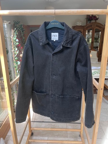 Denim canvas black zara men - black,