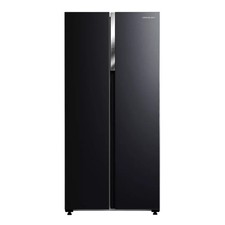 Dent Cookology 460L Freestanding American Fridge Freezer/ - Black CSBS460BK
