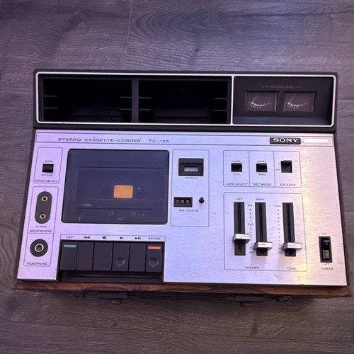 Sony stereo cassette corder - stereo, cassette-corder