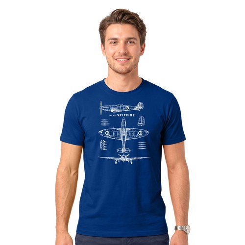 Spitfire aircraft shirt - aircraft, t