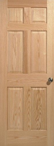 Red oak panel interior door - 6,