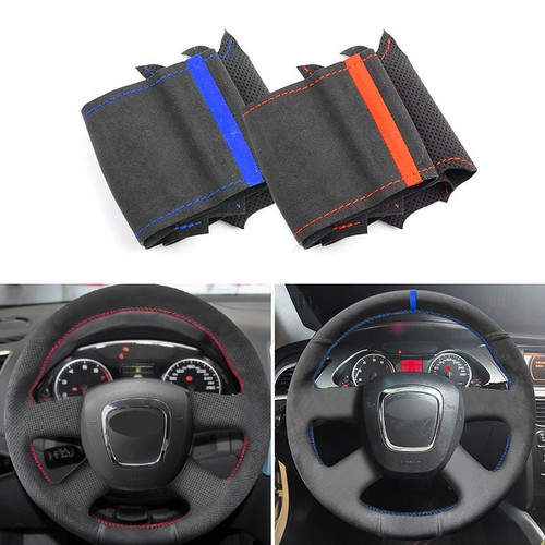 Suede car steering - suede,