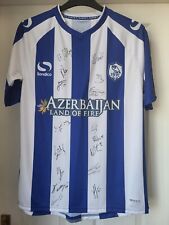 Mens Football Shirt - Sheffield Wednesday - Home 2014-2015 - TEAM SIGNED BY 16