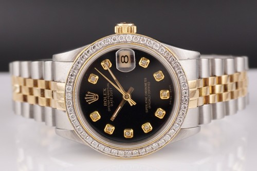 Rolex ladies datejust 31mm 18k - ladies,
