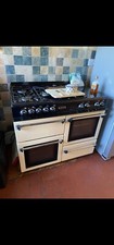 Gas range cooker 100cm. Black/cream. Leisure Cookmaster CM 101