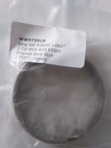 Bsa a10 piston ring - set, +060"