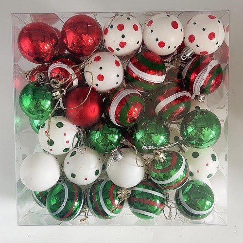 50pcs christmas ball ornaments - christmas,