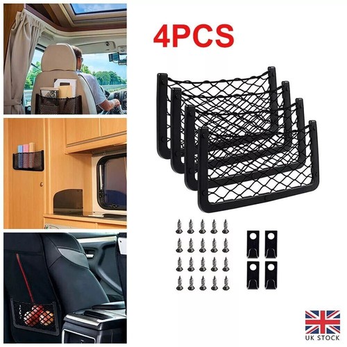 4pcs large storage elastic net - storage,
