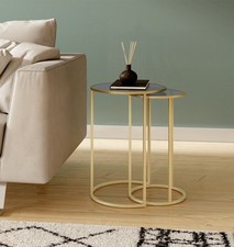 Nest of Tables, 2 Golden Metal