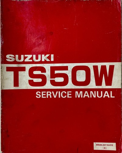 Genuine factory suzuki ts50 - factory, w