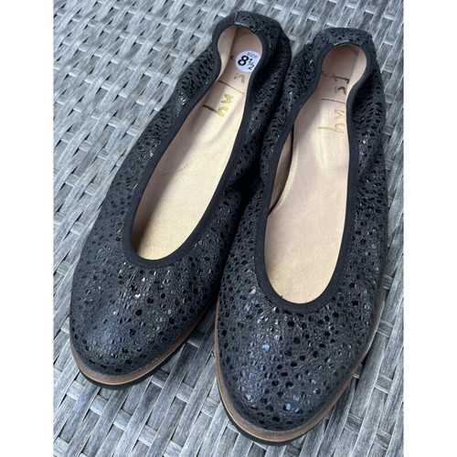 French sole black fabric - black,