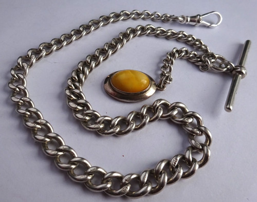 Antique solid silver - , pocket