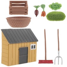 Mini Farm Small House Toy