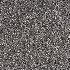Lead Grey Barrati 15mm Saxony Hessian back Carpet Luxury Hard Wearing Lounge