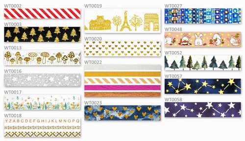 Foil washi tapes - uk,